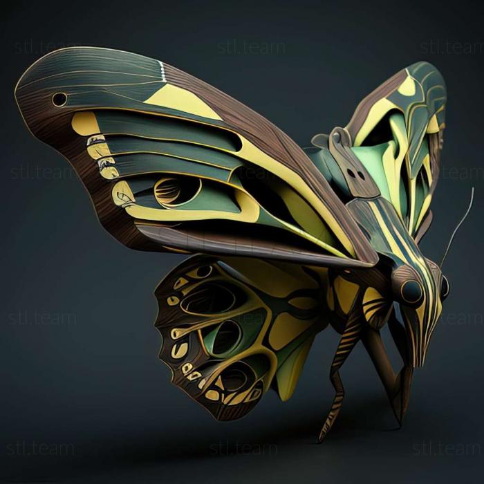 3D model Ornithoptera allotei (STL)